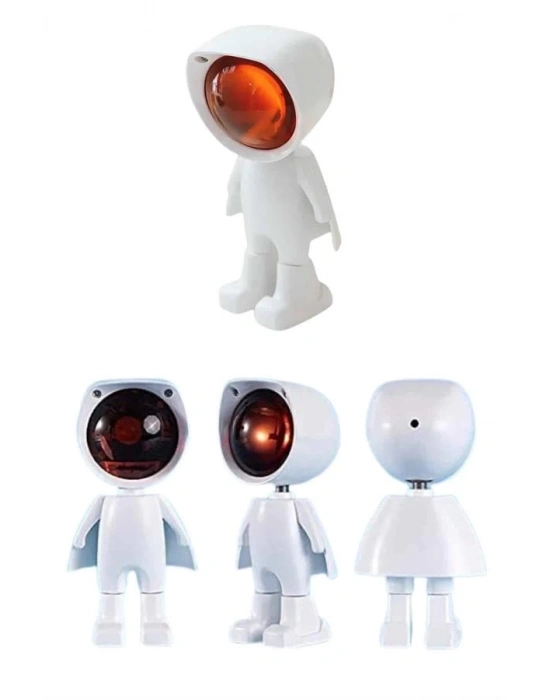 ® Projeksiyon Güneş Lambası Astronot Gün Batımı Projektör LED Işıklı