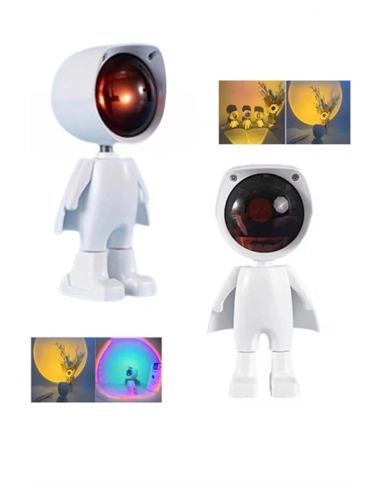 ® Projektör Atmosfer Işık Lambası Projektör Güneş Lambası Masa Lambası