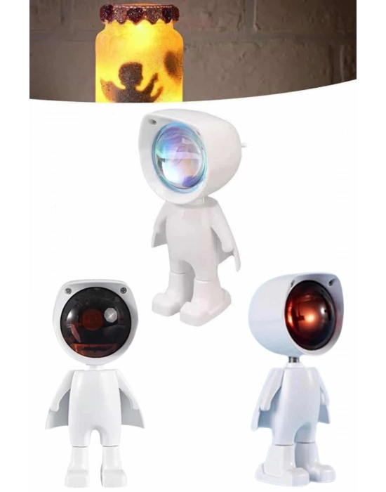 ® Projektör Atmosfer Işık Lambası Projektör Güneş Lambası Masa Lambası