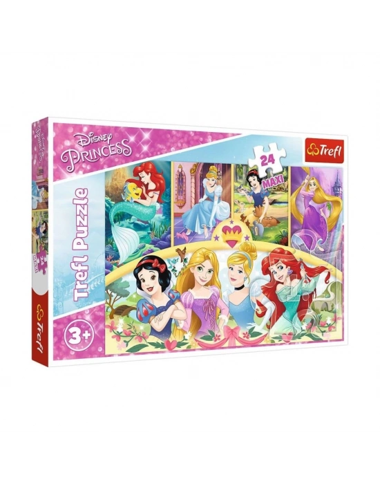 PUZZLE-14294 Princess 24 Parça Maxi Çocuk Puzzle