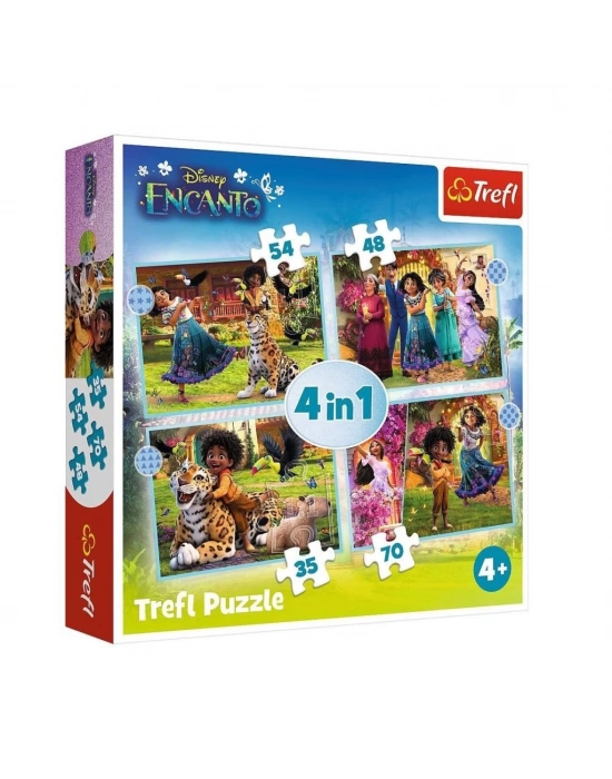 ® PUZZLE-34615  Encanto 4IN1 Puzzle