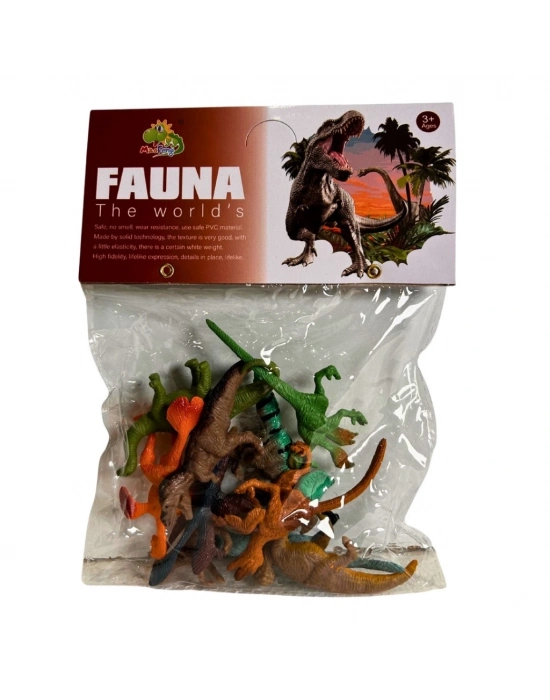 ® Pvc Pakette 10lu Küçük Dinazorlar