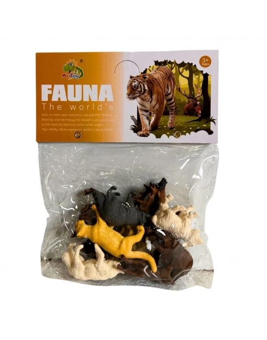 ® Pvc Pakette Onlu Küçük Vahşi Hayvanlar