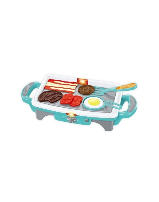 ® QF2908P-1-QF2908G-1 Işıklı Aksesuarlı Teppanyaki Izgara -Vardem Oyuncak