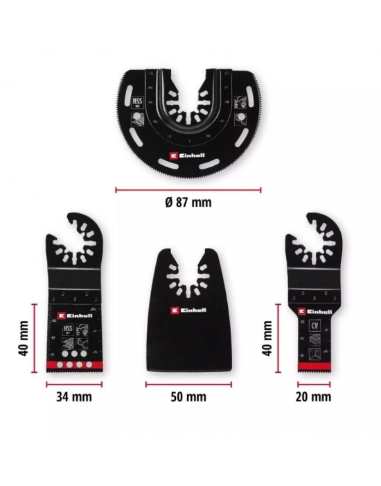 ®  Raspalama Uç Seti 4 Parça