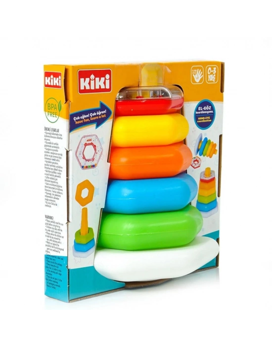 ® Kiki Renkli Altıgen Halkalar Çıngıraklı AE-1510