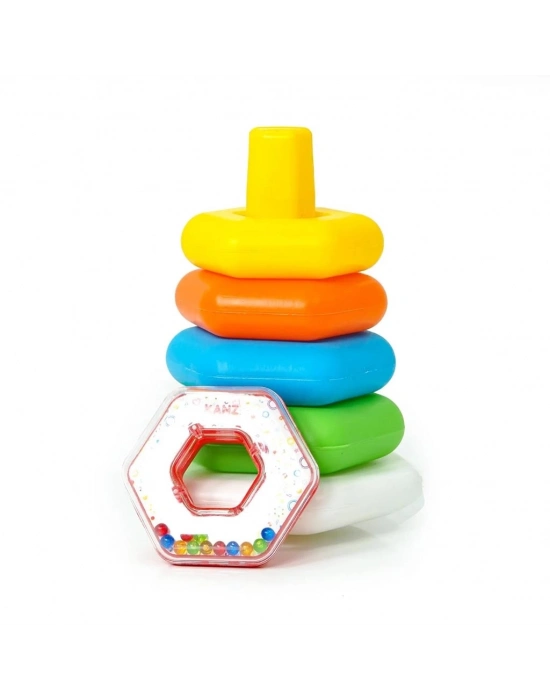 ® Kiki Renkli Altıgen Halkalar Çıngıraklı AE-1510