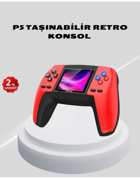 ® Retro Oyun Konsolu – 520 Klasik Oyunlu Taşınabilir Gamepad