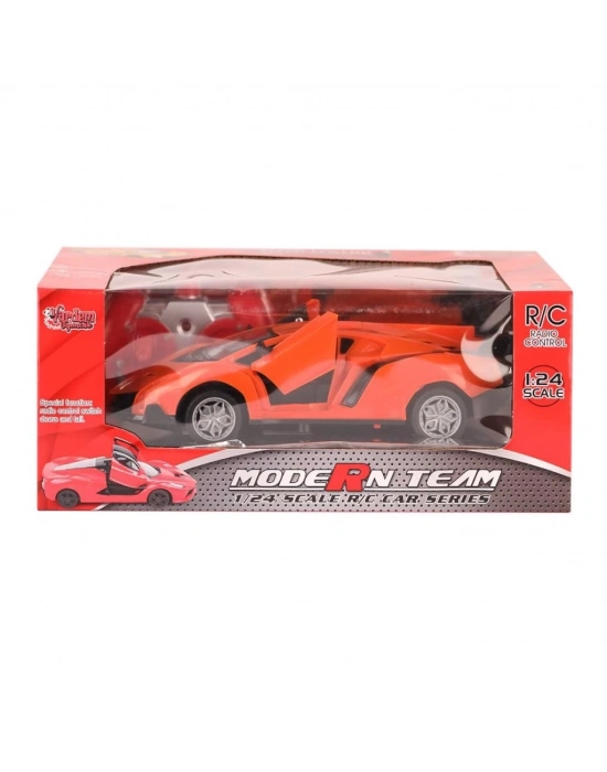 ® RG-1382-9-11 Kumandalı Kapıları Açılabilir Işıklı Spor araba 1:24 Vardem Oyuncak