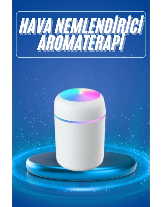 ® Rgb Işıklı Ulrasonik Ledli Hava Nemlendirici Buhar Makinesi Buhardanlık