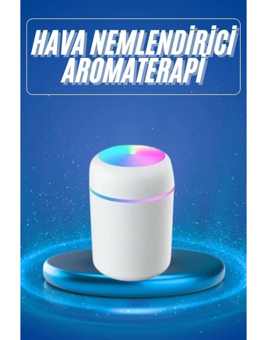 ® Rgb Işıklı Ulrasonik Ledli Hava Nemlendirici Buhar Makinesi Buhardanlık