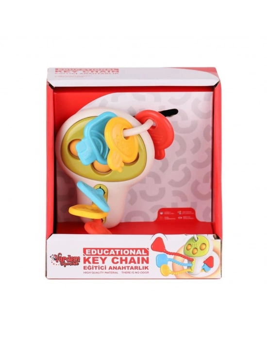 ® RT1507 Eğitici Poppitli Cırcırlı Bebek Anahtarlığı -Vardem Oyuncak
