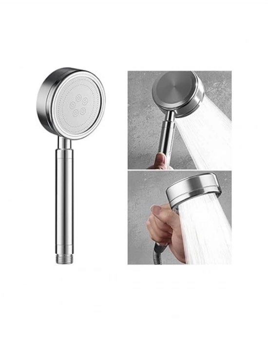 ® Sağlam Metal Hortum Bağlantılı, 360° Hareketli Duş Başlığı