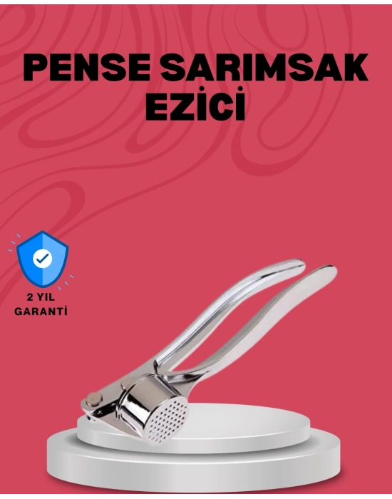 ® Sarımsak Ezici Kolay Kullanım ve Dayanıklı Gövde