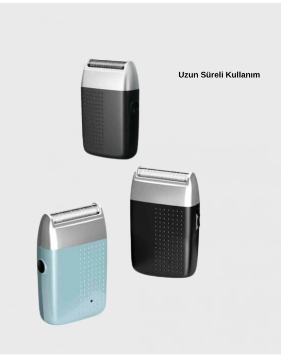 ® Şarjlı Kuru Kullanım Tıraş Makinesi – Kablosuz, Taşınabilir