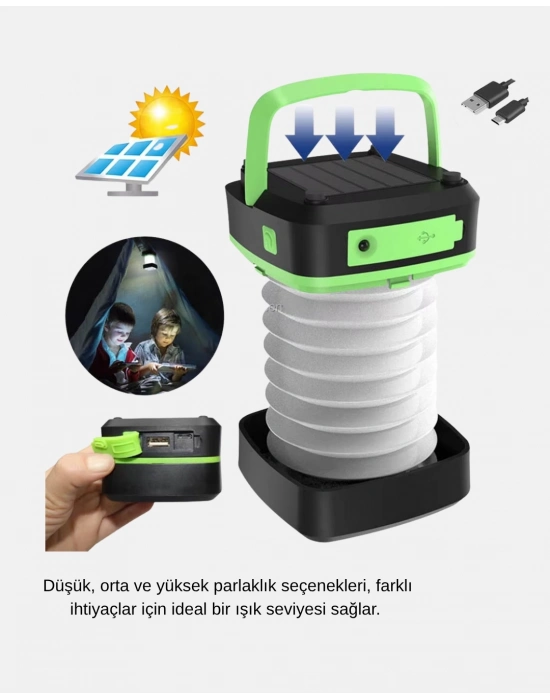 ® Şarjlı LED Lamba – Dokunmatik Sensörlü, 3 Kademeli Parlaklık