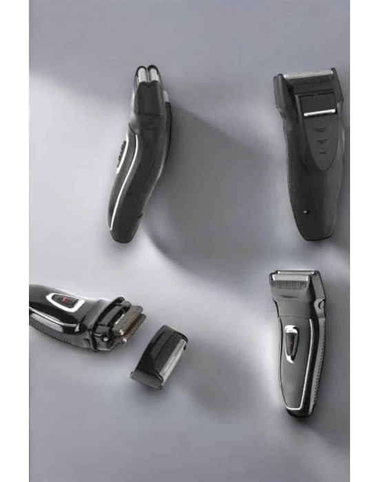 ® Şarjlı Paslanmaz Çelik Bıçaklı ve Kablosuz Saç Sakal Tıraş Makinesi