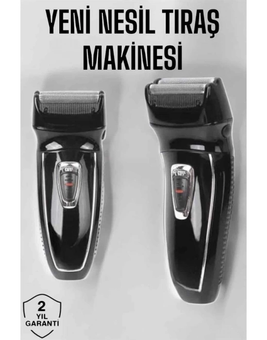® Şarjlı Paslanmaz Çelik Bıçaklı ve Kablosuz Saç Sakal Tıraş Makinesi