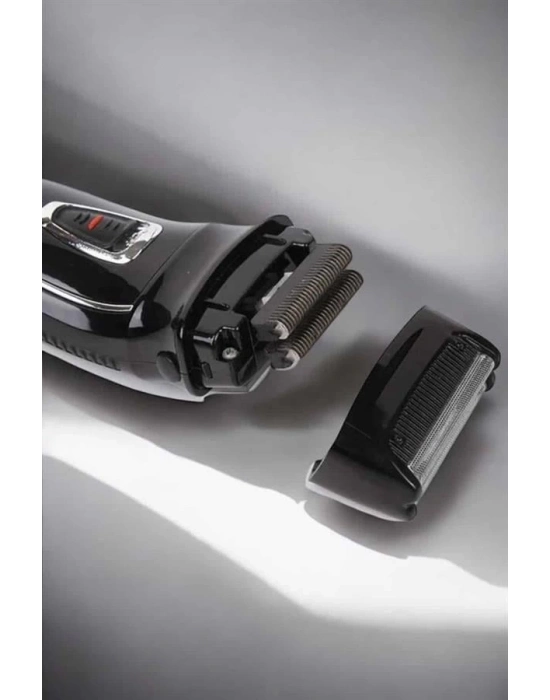 ® Şarjlı Paslanmaz Çelik Bıçaklı ve Kablosuz Saç Sakal Tıraş Makinesi