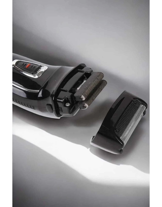 ® Şarjlı Paslanmaz Çelik Bıçaklı ve Kablosuz Saç Sakal Tıraş Makinesi