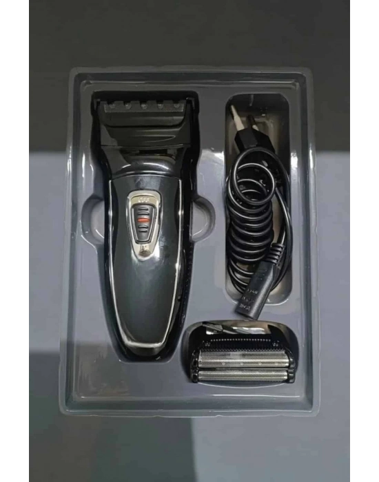 ® Şarjlı Paslanmaz Çelik Bıçaklı ve Kablosuz Saç Sakal Tıraş Makinesi