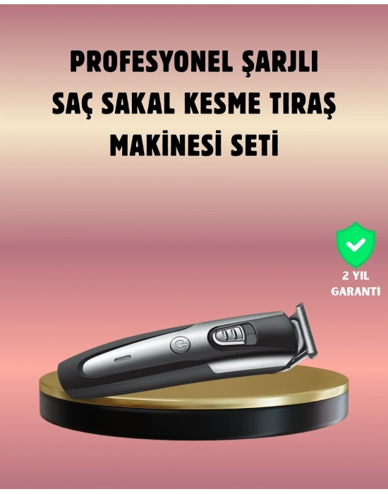 ® Şarjlı Saç Sakal Kesim Makinesi Detaylı Kesim İçin Hassas Başlıklı