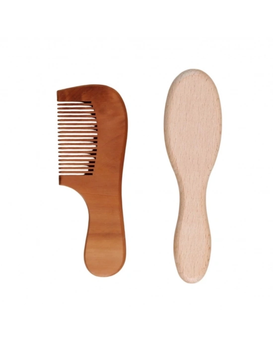 ®  Doğal Keçi Kılı Fırça ve Tarak Seti