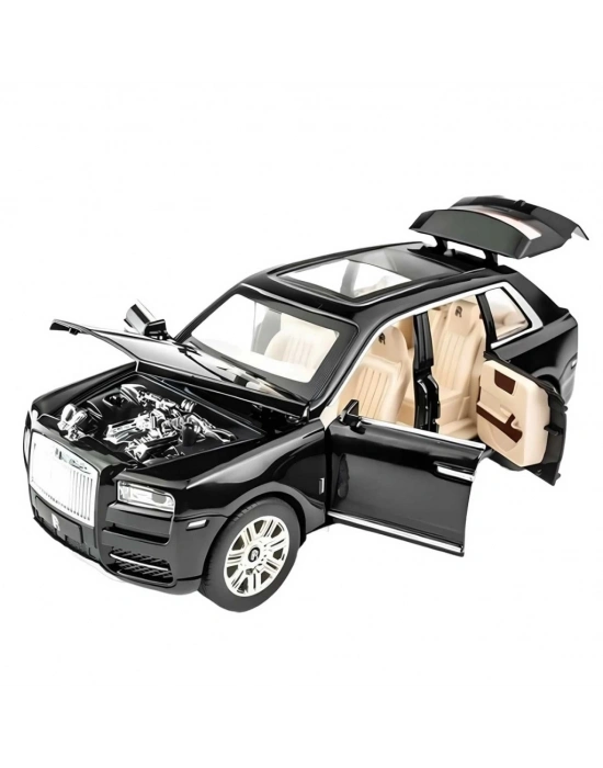 ® Şeffaf Kutuda Metal Rolls Royce