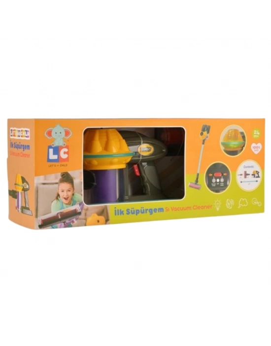 ® Sesli ve Işıklı Oyuncak Elektrik Süpürgesi