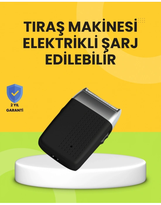 ® Sessiz, Güçlü ve Şık: Erkeklere Özel Şarjlı Tıraş Makinesi