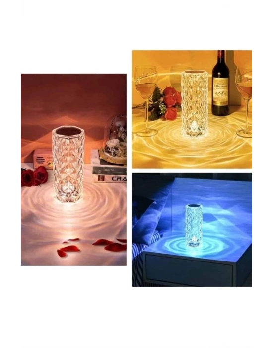 ® Sevgililer Günü İçin Hediye Kristal Lamba Sevgiliye Hediye USB Şarjlı Gece Lambası