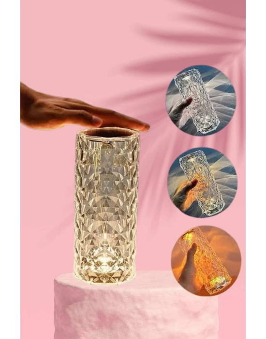 ® Sevgililer Gününe Özel Romantik Kristal Gece Lambası Sevgiliye Hediye