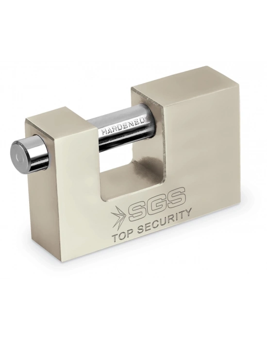 ® SGS 1365 Cam Kapı Kilidi Kayar Milli Saten Kaplama 70 mm