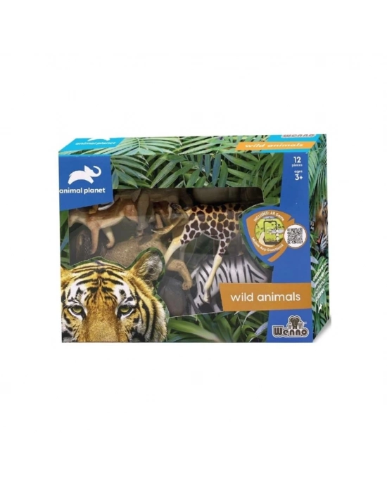 ® SH-5901 Kutulu 12 Parça Vahşi Hayvan Seti