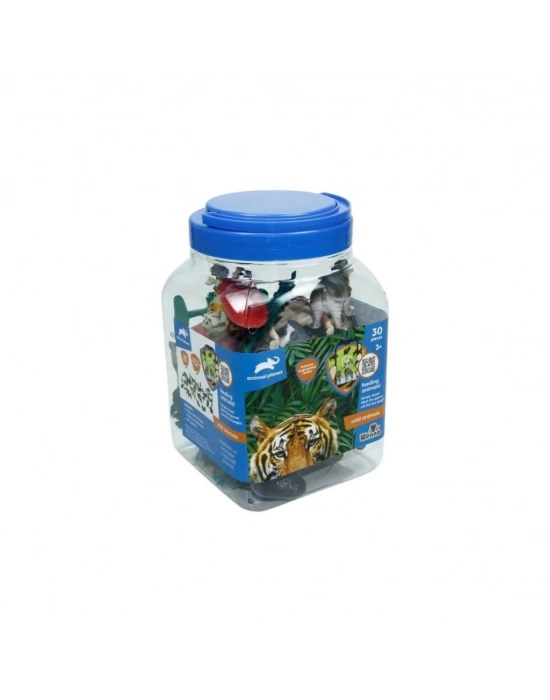 ® SH-D6601-1 2 3 4 30 Parça Hayvan Seti 2 Vahşi - 2 Çiftlik - Vardem Oyuncak