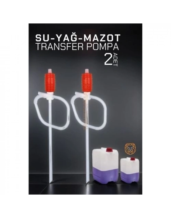 ® Sıvı Transfer Pompası 2 ADET Su Yağ Mazot