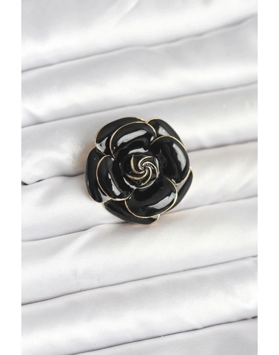 ® Siyah Gül Model Broş