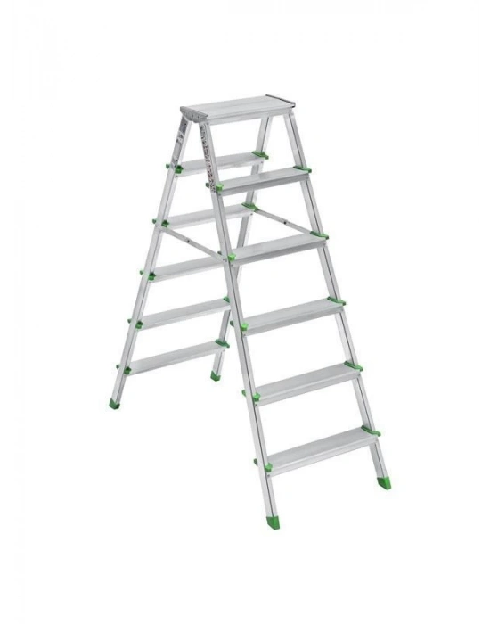 ® SM Saraylı 6+6 Çift Taraflı Alüminyum Merdiven