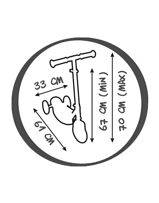 ® Ahşap 3W Katlanabilir Scooter 7600750908