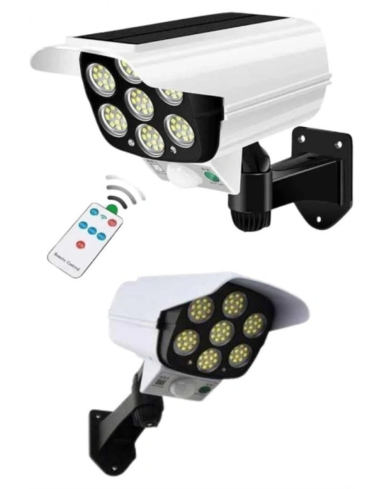 ® Solar Bahçe Aydınlatması Hareket Sensörlü Uzaktan Kumandalı Kamera Görünümlü