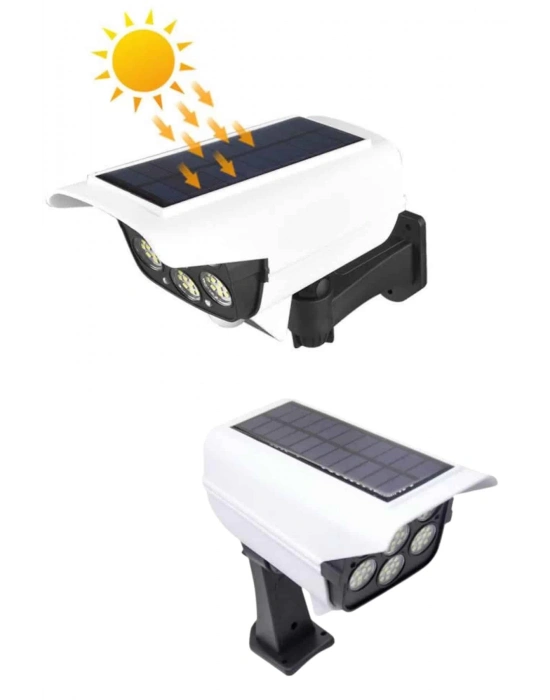 Solar Bahçe Lambası Uzaktan Kumandalı Kamera Görünümlü Hareket Sensörlü