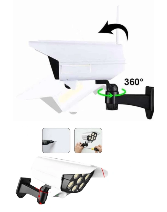 ® Solar Bahçe Lambası Uzaktan Kumandalı Kamera Görünümlü Hareket Sensörlü