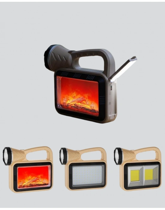 ® Solar COB Alev Efektli Lamba – Güneş Enerjili, Suya Dayanıklı, Taşınabilir