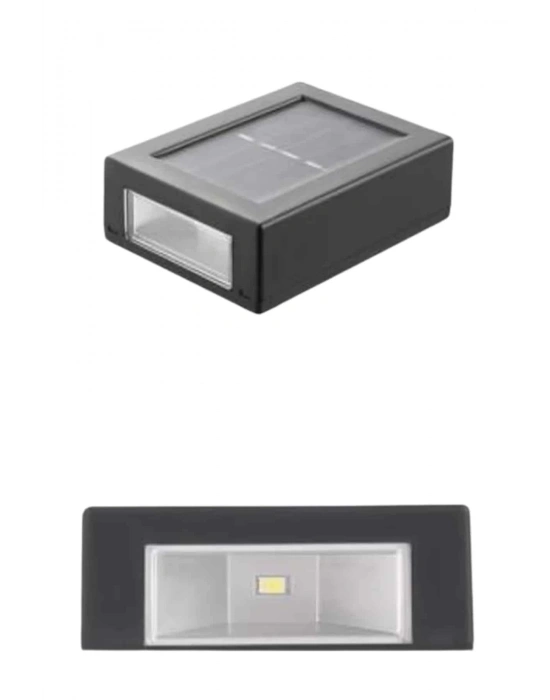 ® Solar Güneş Enerjili Çift Taraflı Duvar Lambası Çift Taraflı Duvar Lamba Güneş Enerjili