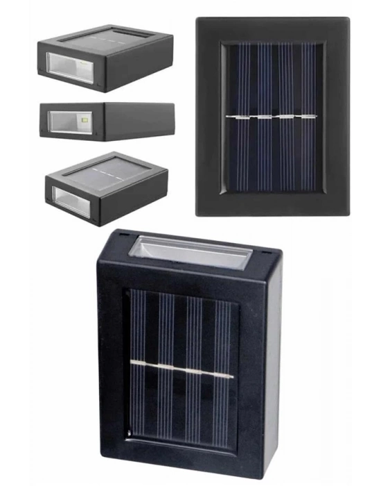 ® Solar Lamba Dekoratif Aplik Su Geçirmez Led Işıklı Duvar Lambası