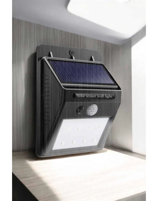 ® Solar Lamba Giriş, Bahçe Yol Avlu Hareket Sensörlü Led Parlak Gece Su Geçirmez