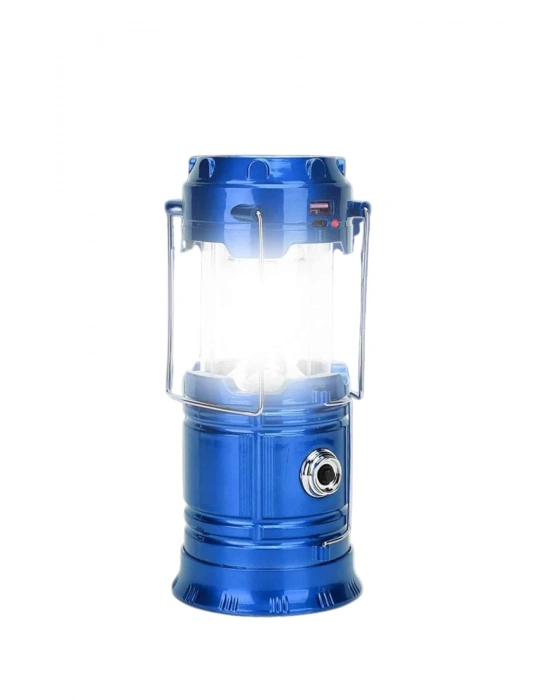 ® Solar Şarjlı Kamp Lambası Güneş Enerjili Kızaklı Kamp Feneri Çadır Feneri Led Işıldak