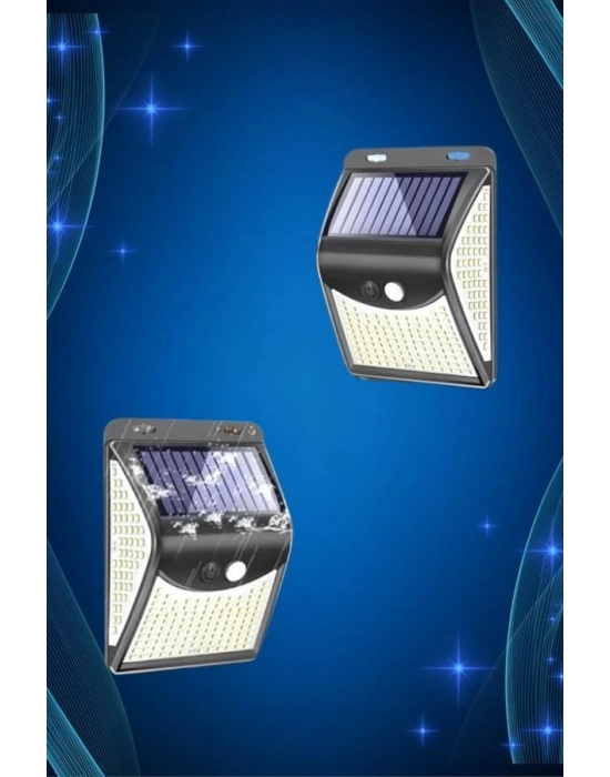® Solar Sensörlü Duvar Lambası Bahçe Lamba 20 Led Işık