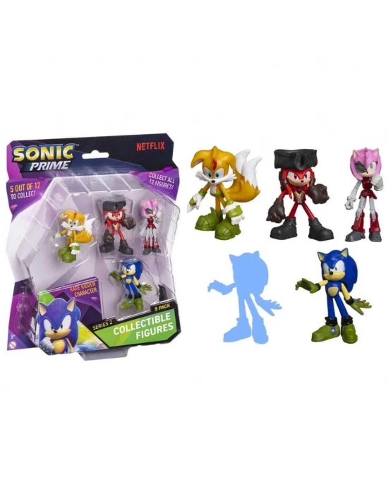 ® Sonic Prime 5’li Figür Seti S2 Kulaklıklı Doktor DonT