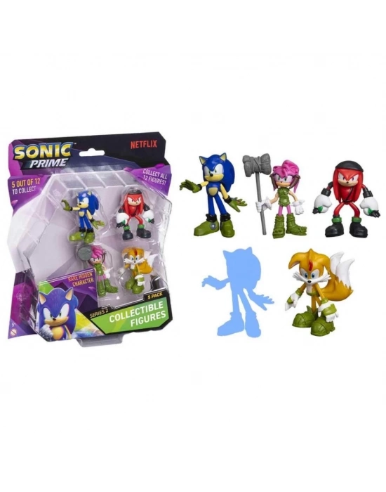 ® Sonic Prime 5’li Figür Seti S2 Kulaklıklı Doktor DonT